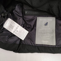 GYMPHLEX GY-A0052 2WAYホワイトグースダウンジャケット サイズ12 定価35200円 ブラック レディース ジムフレックス【中古】5-1008A♪