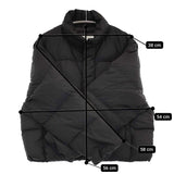 GYMPHLEX GY-A0052 2WAYホワイトグースダウンジャケット サイズ12 定価35200円 ブラック レディース ジムフレックス【中古】5-1008A♪