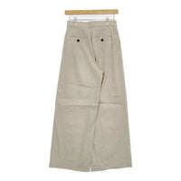 Brooks Brothers リネン混 ワイド パンツ ベージュ レディース ブルックスブラザーズ【中古】5-0825M∞