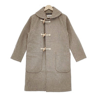 Charpentier de Vaisseau/London Tradition Toril Shawl Long Coat トリルコート 定価52800円 ウール ダッフルコート グレージュ レディース シャルパンティエドゥヴェッソ/ロンドントラディション【中古】5-1012A◆
