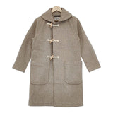 Charpentier de Vaisseau/London Tradition Toril Shawl Long Coat トリルコート 定価52800円 ウール ダッフルコート グレージュ レディース シャルパンティエドゥヴェッソ/ロンドントラディション【中古】5-1012A◆