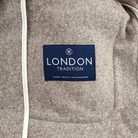Charpentier de Vaisseau/London Tradition Toril Shawl Long Coat トリルコート 定価52800円 ウール ダッフルコート グレージュ レディース シャルパンティエドゥヴェッソ/ロンドントラディション【中古】5-1012A◆