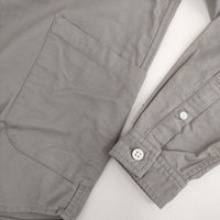 nisica デッキマンシャツ コットン 長袖シャツ グレー レディース ニシカ【中古】5-0825M∞