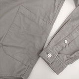 nisica デッキマンシャツ コットン 長袖シャツ グレー レディース ニシカ【中古】5-0825M∞