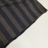 nicholson and nicholson ウール ストライプ スカート ネイビー グレー レディース ニコルソンアンドニコルソン【中古】5-0922T∞