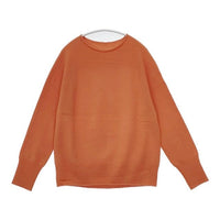 koton ウール カシミヤ 12G スロウピングショルダー プルオーバー セーター ニット 23AW オレンジ レディース コトン【中古】5-0922T∞