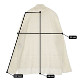 mizuiro-ind タートルネック セーター ニット オフホワイト レディース ミズイロインド【中古】5-1015T∞