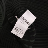 PLEATS PLEASE ISSEY MIYAKE BOUNCE KNIT TOP PP41KK851 ニット カットソー ブラック グリーン レディース プリーツプリーズ【中古】5-0325S♪