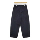 Lin francais d'antan コットン タック パンツ ブラック レディース ランフランセダンタン【中古】5-0825G∞