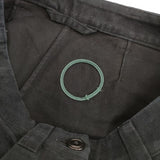 Lin francais d'antan コットン タック パンツ ブラック レディース ランフランセダンタン【中古】5-0825G∞