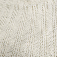 BEAUTY&YOUTH UNITED ARROWS ラッセルレースVネックロングスリーブチュニック ブラウス 白 レディース ビューティアンドユース【中古】5-0408M♪