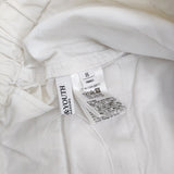 BEAUTY&YOUTH UNITED ARROWS ナイロンコットンカーゴパンツ ウォッシャブル 定価17600円 白 レディース ビューティアンドユース【中古】5-0408M♪