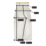 BEAUTY&YOUTH UNITED ARROWS ナイロンコットンカーゴパンツ ウォッシャブル 定価17600円 白 レディース ビューティアンドユース【中古】5-0408M♪