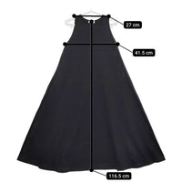 BEAUTY&YOUTH UNITED ARROWS アメリカンスリーブフレアマキシ ワンピース ブラック レディース ビューティアンドユース【中古】5-0612S∞