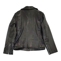 beautiful people UNITED ARROWS 別注 ラムレザー 150 ダブルライダースジャケット ブラック レディース ビューティフルピープル【中古】5-1008T♪