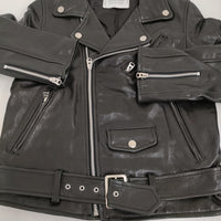 beautiful people UNITED ARROWS 別注 ラムレザー 150 ダブルライダースジャケット ブラック レディース ビューティフルピープル【中古】5-1008T♪