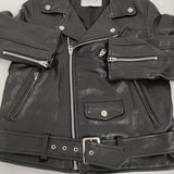 beautiful people UNITED ARROWS 別注 ラムレザー 150 ダブルライダースジャケット ブラック レディース ビューティフルピープル【中古】5-1008T♪