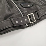 beautiful people UNITED ARROWS 別注 ラムレザー 150 ダブルライダースジャケット ブラック レディース ビューティフルピープル【中古】5-1008T♪