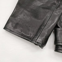 beautiful people UNITED ARROWS 別注 ラムレザー 150 ダブルライダースジャケット ブラック レディース ビューティフルピープル【中古】5-1008T♪