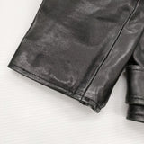 beautiful people UNITED ARROWS 別注 ラムレザー 150 ダブルライダースジャケット ブラック レディース ビューティフルピープル【中古】5-1008T♪