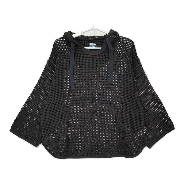 ARMY TWILL メッシュフーディ コットン 定価16500円 AM-2313001-JSW パーカー 23SS ブラック レディース アーミーツイル【中古】5-0408M♪