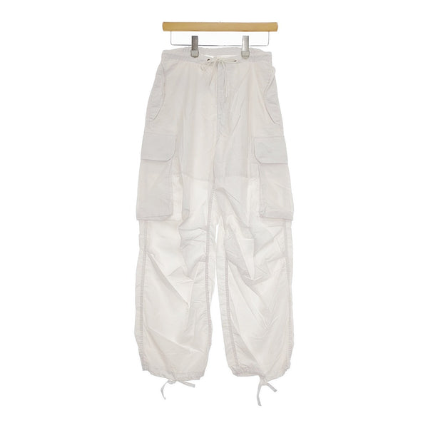 ARMY TWILL NYLON OX Cargo PT AM-2315004-SPK ナイロン カーゴパンツ 23SS ホワイト レディース アーミーツイル【中古】5-0408M♪