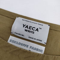 YAECA WRITE 98706 コットンラミー リボン 半袖 ワンピース カーキ レディース ヤエカ【中古】5-0612S∞
