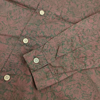 YAECA WRITE 90156 STRAWBERRY MEADOW 長袖シャツ ブラウン レディース ヤエカ【中古】5-0810M∞