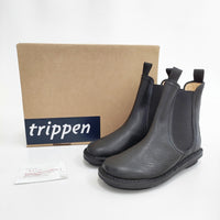 trippen 未使用品 CHELSEA 37 定価67100円 牛革 ブーツ ブラック レディース トリッペン【中古】5-0409G◎