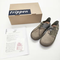 trippen Triad grey 定価51700円 牛革 サイズ36 シューズ・靴 グレー レディース トリッペン【中古】5-0419G◎