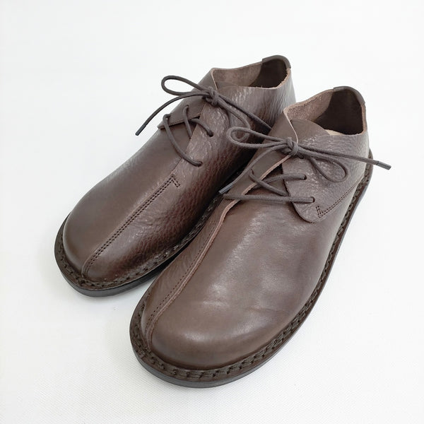 trippen 未使用品 Gangster 38 定価60500円 牛革 シューズ・靴 ブラウン レディース トリッペン【中古】5-0409G◎