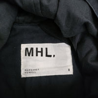 MHL. PADDED COTTON NYLON ショート丈フーデットジャケット 2 595-1225508 ブルゾン 21AW ネイビー レディース エムエイチエル【中古】5-1008T♪