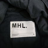 MHL. PADDED COTTON NYLON ショート丈フーデットジャケット 2 595-1225508 ブルゾン 21AW ネイビー レディース エムエイチエル【中古】5-1008T♪