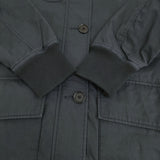 MHL. PADDED COTTON NYLON ショート丈フーデットジャケット 2 595-1225508 ブルゾン 21AW ネイビー レディース エムエイチエル【中古】5-1008T♪