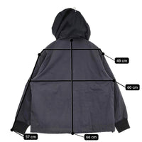 MHL. PADDED COTTON NYLON ショート丈フーデットジャケット 2 595-1225508 ブルゾン 21AW ネイビー レディース エムエイチエル【中古】5-1008T♪