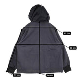 MHL. PADDED COTTON NYLON ショート丈フーデットジャケット 2 595-1225508 ブルゾン 21AW ネイビー レディース エムエイチエル【中古】5-1008T♪