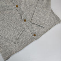 Y's カシミヤ100％ YD-K92-178 ロング カーディガン グレー レディース ワイズ/Yohji【中古】5-0922T∞