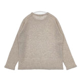 Vlas Blomme カシミヤコルトレイクリネン 211055 セーター ニット ベージュ レディース ヴラスブラム【中古】5-0922T∞