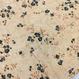 45R/45rpm 小花柄 サイズ1 コットン 日本製 長袖Ｔシャツ カットソー ロンＴ オレンジ ネイビー レディース フォーティーファイブアールピーエム【中古】5-0728M△