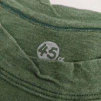 45R/45rpm SEA LAND MARBLE  半袖Ｔシャツ カットソー グリーン レディース フォーティーファイブアールピーエム【中古】5-0612S∞