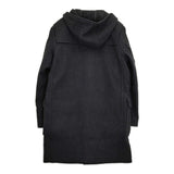 MARGARET HOWELL/FOX BROTHERS 579-5210006 サイズL ダッフルコート ブラック メンズ マーガレットハウエル/フォックスブラザーズ【中古】5-1031A♪