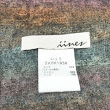 iines イイネス 佐藤繊維 モヘヤ混 大判 マフラー ストール ピンク 多色 レディース【中古】5-0925T◎