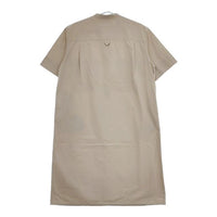 MHL. 595-3157501 SANDED COTTON LINEN OP 半袖 ワンピース 23SS ベージュ レディース エムエイチエル【中古】5-0612S∞
