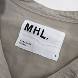 MHL. 595-3157501 SANDED COTTON LINEN OP 半袖 ワンピース 23SS ベージュ レディース エムエイチエル【中古】5-0612S∞