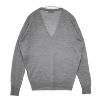 JOHN SMEDLEY メリノウール イギリス製 セーター ニット グレー レディース ジョンスメドレー【中古】5-0922T∞