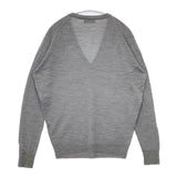 JOHN SMEDLEY メリノウール イギリス製 セーター ニット グレー レディース ジョンスメドレー【中古】5-0922T∞