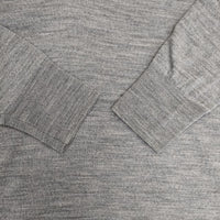 JOHN SMEDLEY メリノウール イギリス製 セーター ニット グレー レディース ジョンスメドレー【中古】5-0922T∞
