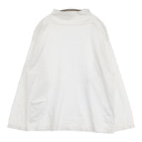45R/45rpm モックネック 長袖Ｔシャツ カットソー ロンＴ ホワイト レディース フォーティーファイブアールピーエム【中古】5-0810M∞