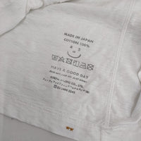 45R/45rpm モックネック 長袖Ｔシャツ カットソー ロンＴ ホワイト レディース フォーティーファイブアールピーエム【中古】5-0810M∞