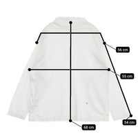 45R/45rpm モックネック 長袖Ｔシャツ カットソー ロンＴ ホワイト レディース フォーティーファイブアールピーエム【中古】5-0810M∞